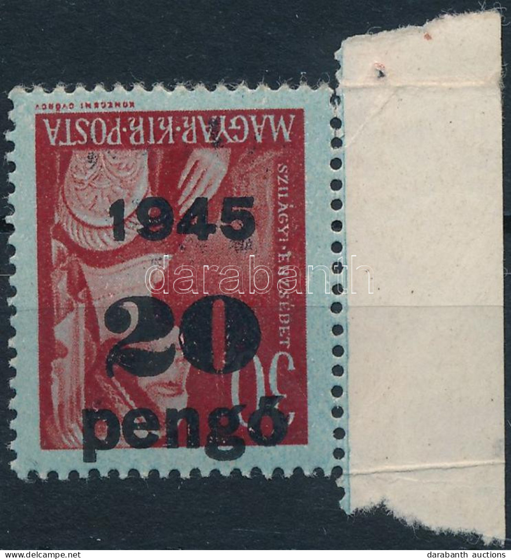 ** 1945 Kisegítő 20P/30f Fordított Felülnyomással - Other & Unclassified