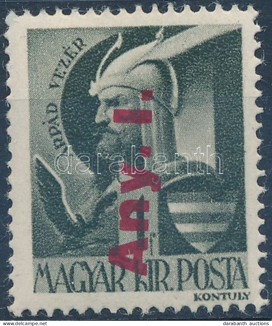 ** 1946 Betűs (I.) Any.I./1f Elcsúszott, Fordított Felülnyomással - Sonstige & Ohne Zuordnung