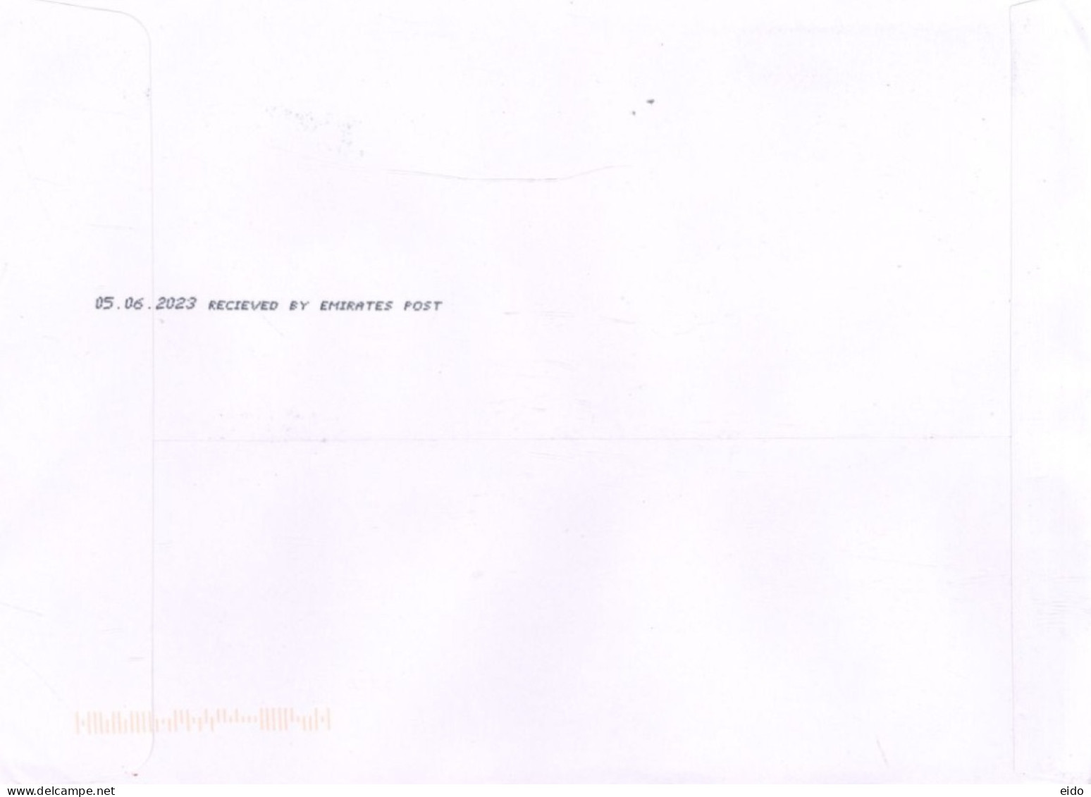 INDIA. - 2023, POSTAL FRANKING MACHINE COVER TO DUBAI. - Covers & Documents