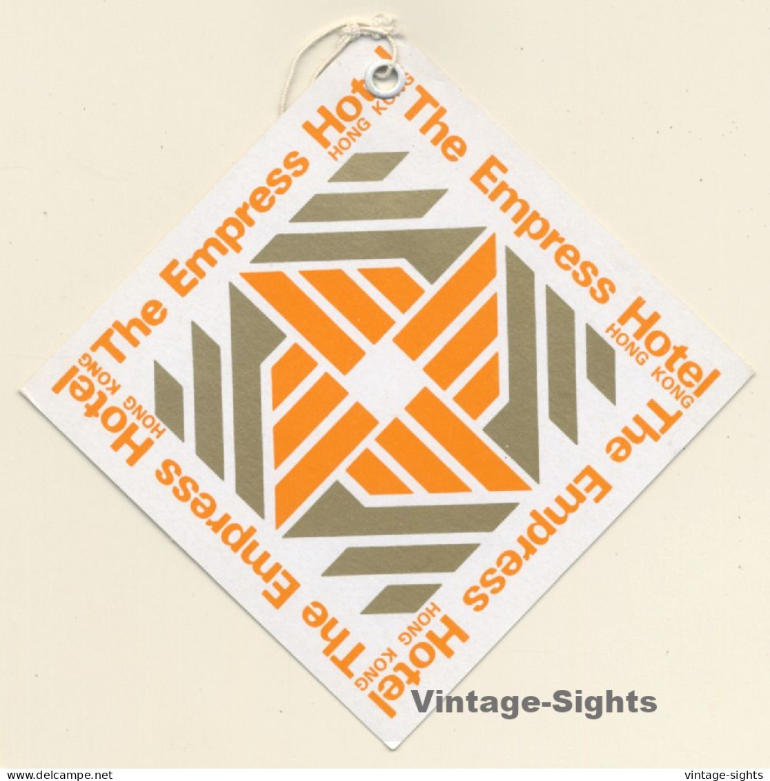 Hongkong / China: The Empress Hotel (Vintage Hotel Luggage Tag) - Etiketten Van Hotels