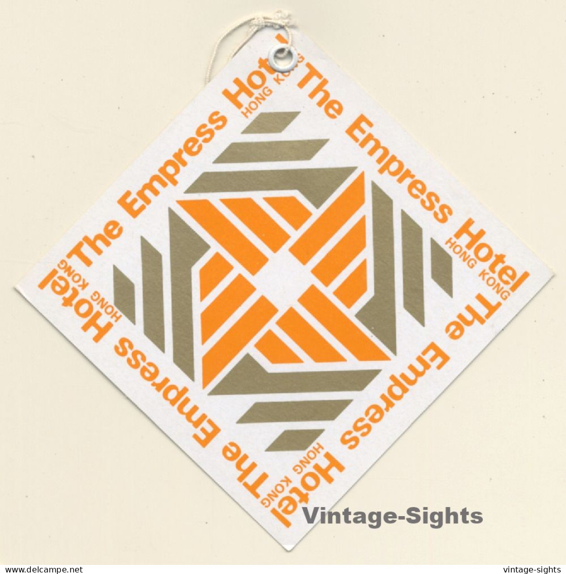 Hongkong / China: The Empress Hotel (Vintage Hotel Luggage Tag) - Etiquettes D'hotels