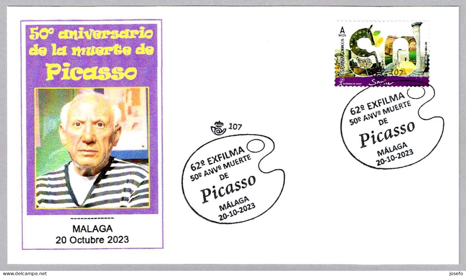 50 Años MUERTE DE PICASSO - 50 Years DEATH OF PICASSO. Malaga, Andalucia, 2023 - Picasso