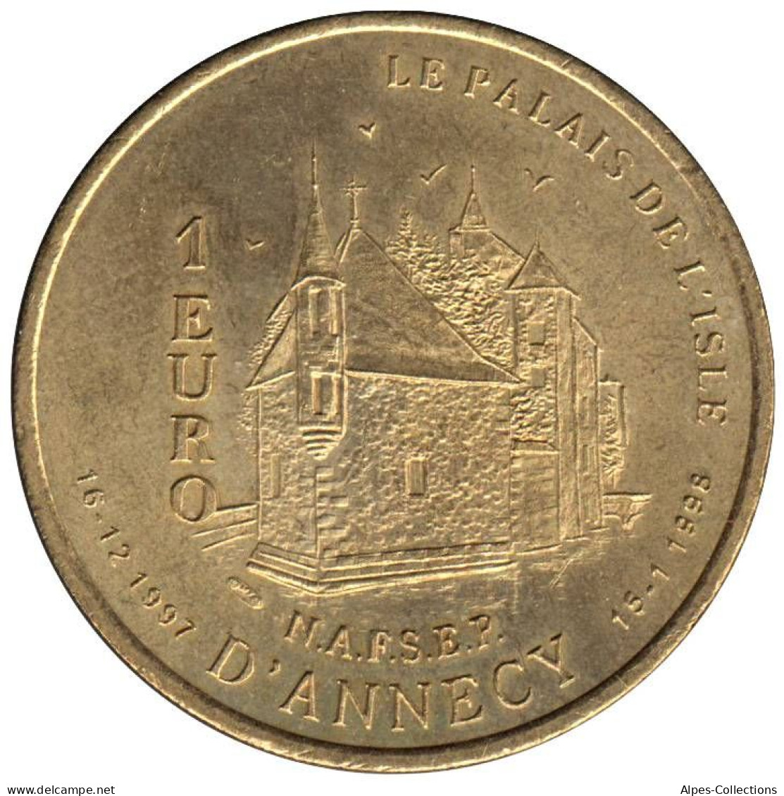 ANNECY - EU0010.2 - 1 EURO DES VILLES - Réf: T233 - 1997 - Euro Der Städte