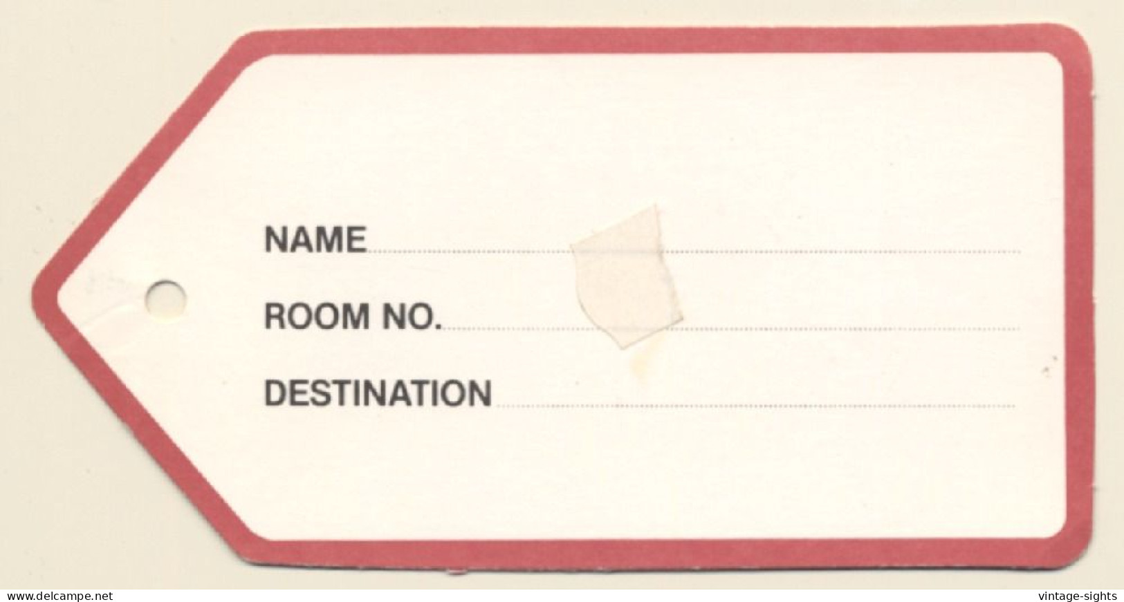 Singapore: Boulevard Hotel (Vintage Hotel Luggage Tag) - Hotelaufkleber