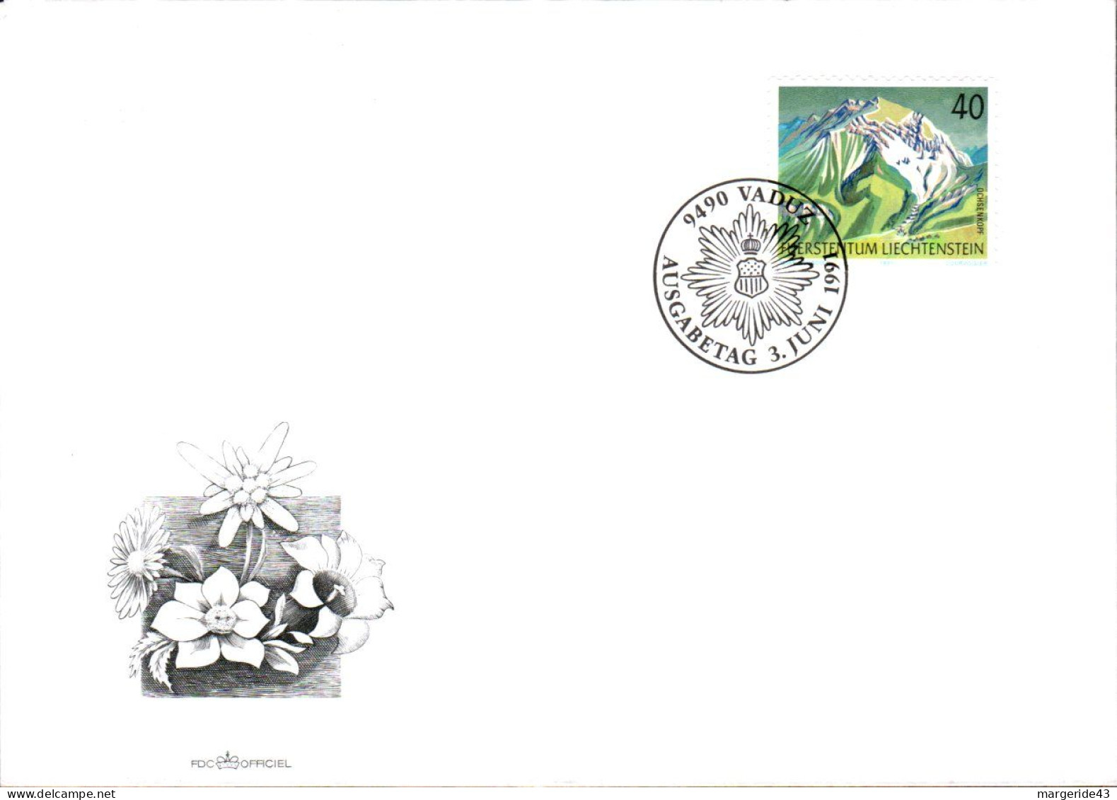 LIECHTENSTEIN LOT DE 77 FDC