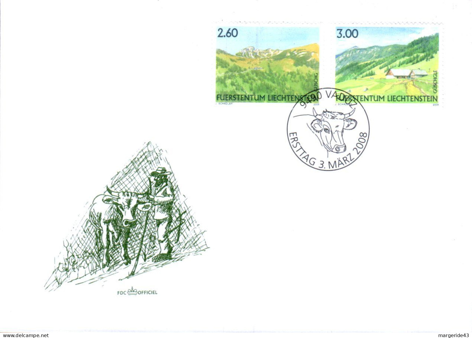 LIECHTENSTEIN LOT DE 77 FDC