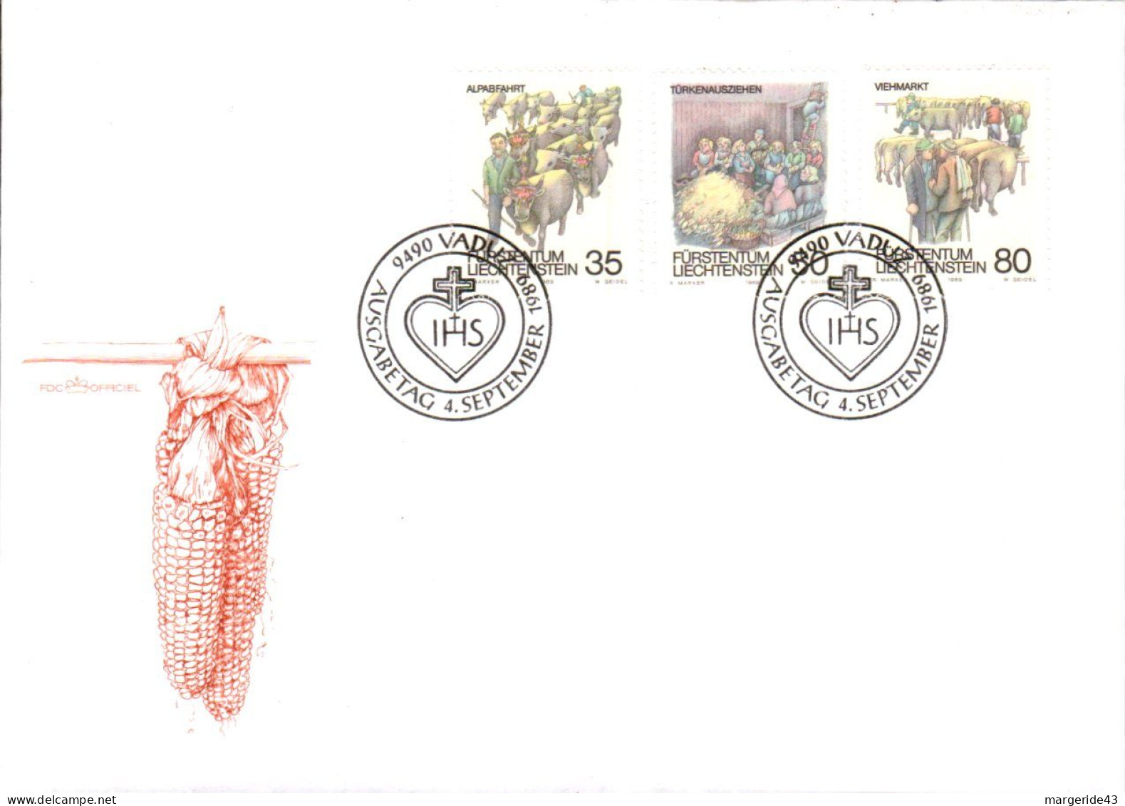 LIECHTENSTEIN LOT DE 77 FDC