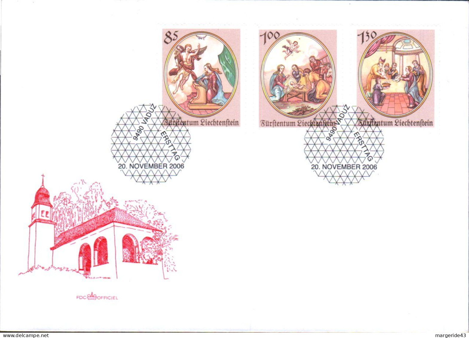 LIECHTENSTEIN LOT DE 77 FDC