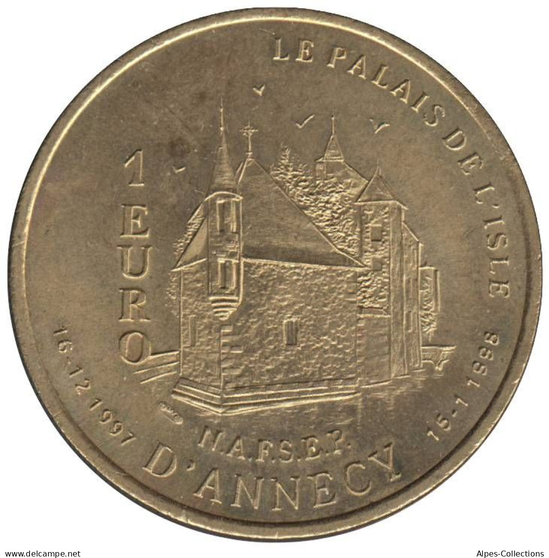 ANNECY - EU0010.4 - 1 EURO DES VILLES - Réf: T233 - 1997 - Euros Des Villes