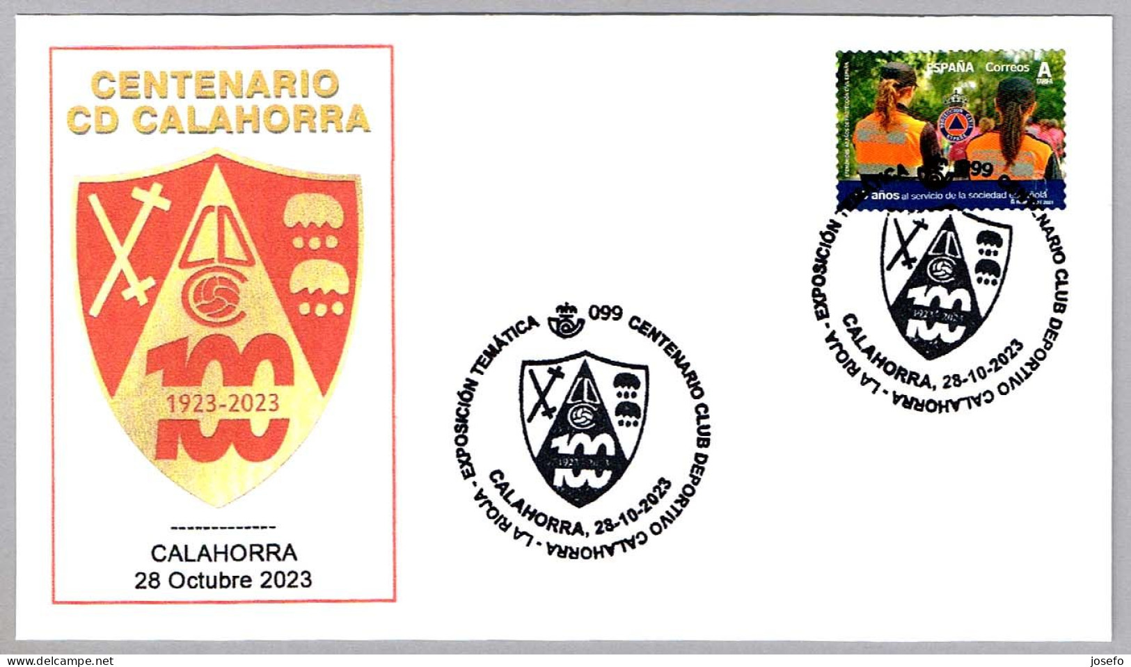 100 Años CLUB DEPORTIVO CALAHORRA - Futbol - Football. Calahorra, La Rioja, 2023 - Equipos Famosos