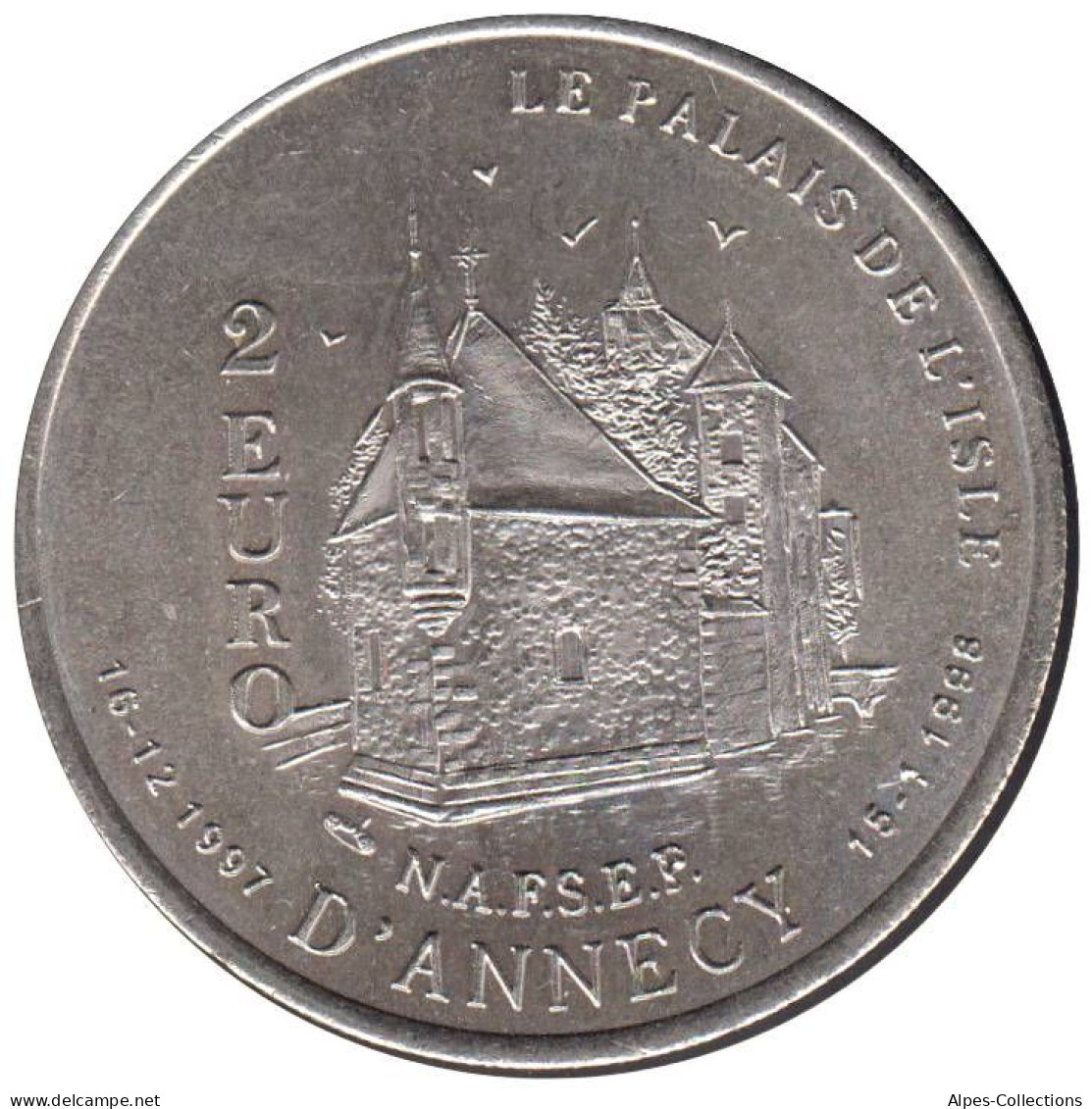 ANNECY - EU0020.2 - 2 EURO DES VILLES - Réf: T234 - 1997 - Euros Of The Cities
