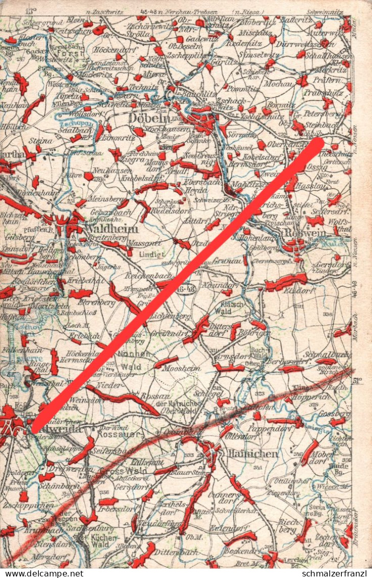 Wona Hauschting AK 821 Hartha Döbeln Rosswein Waldheim Mittweida Hainichen Klosterbuch Etzdorf Kaltofen Rossau Merzdorf - Hartha