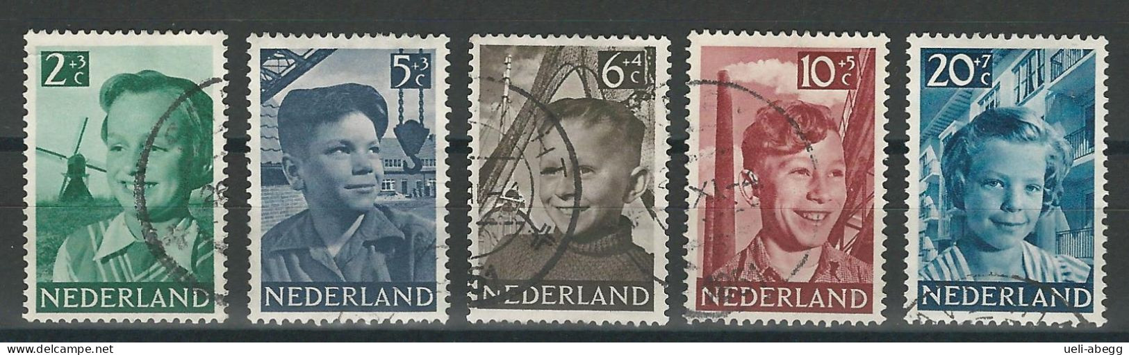 Niederlande NVPH 573-77, Mi 575-79 O - Usados