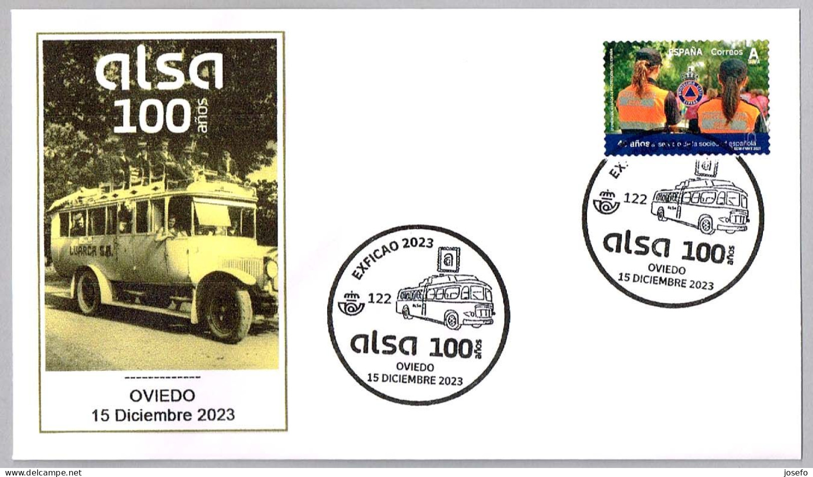 100 Años ALSA - Autobus - Bus. Oviedo, Asturias, 2023 - Bussen