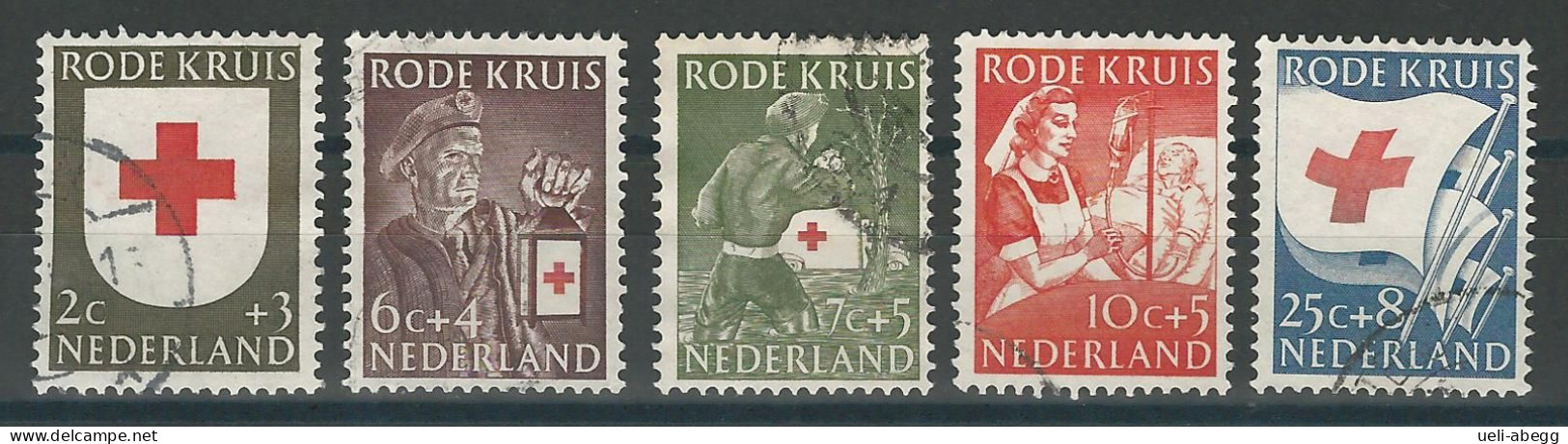 Niederlande NVPH 607-11, Mi 615-19 O - Used Stamps