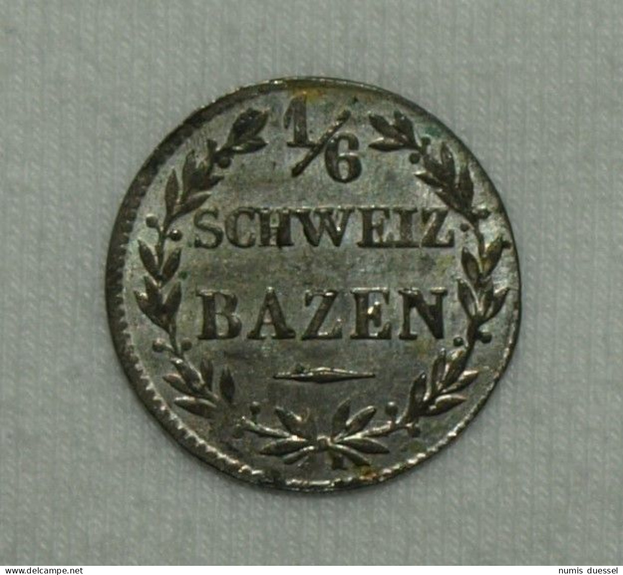 Silber/Silver Schweiz/Switzerland/Suisse Graubünden/Grisons 1842, 1/6 Batzen Funz/AU - Autres & Non Classés