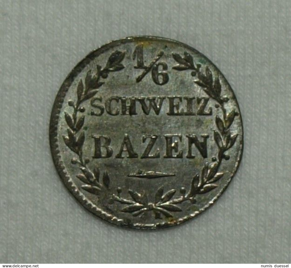 Silber/Silver Schweiz/Switzerland/Suisse Graubünden/Grisons 1842, 1/6 Batzen Funz/AU - Other & Unclassified