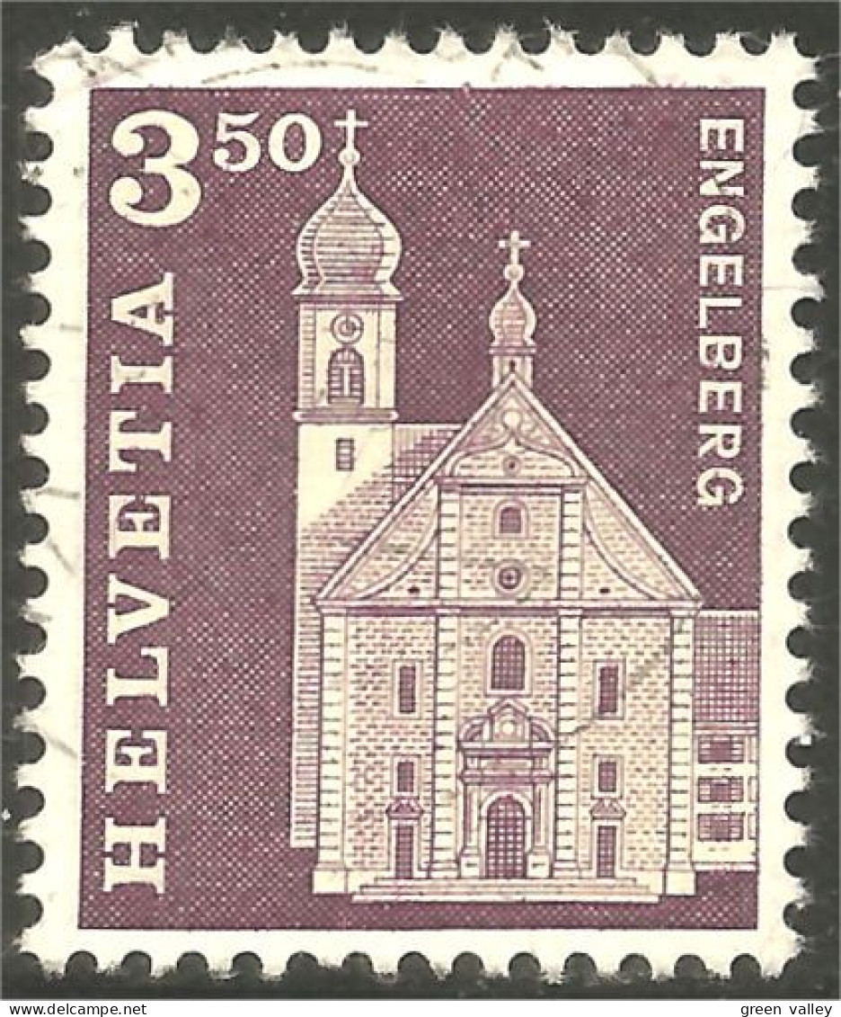 XW01-3037 Suisse Abbaye Benedictine Abbey Engelberg - Abadías Y Monasterios