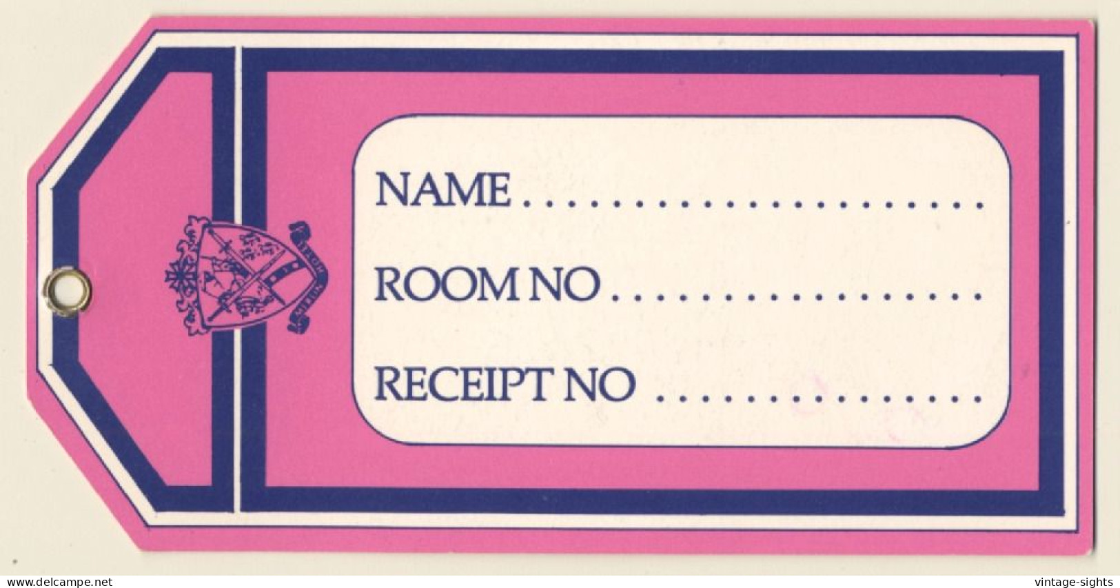 Kuala Lumpur / Malaysia: Merlin Hotel (Vintage Hotel Luggage Tag) - Hotel Labels