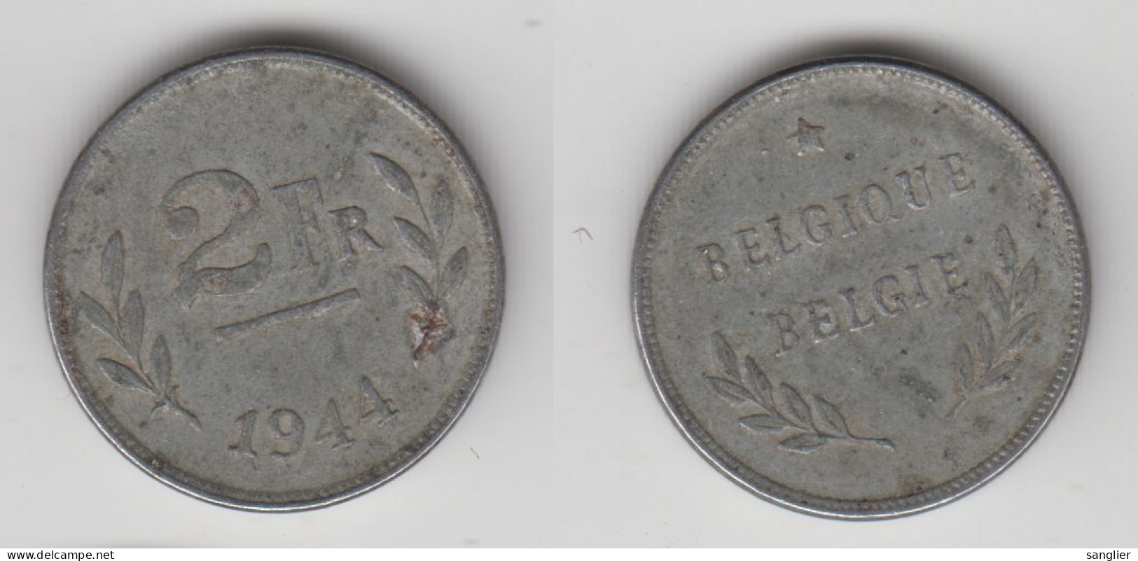 BELGIQUE - 2 FRANCS 1944 - 2 Francs (Liberación)