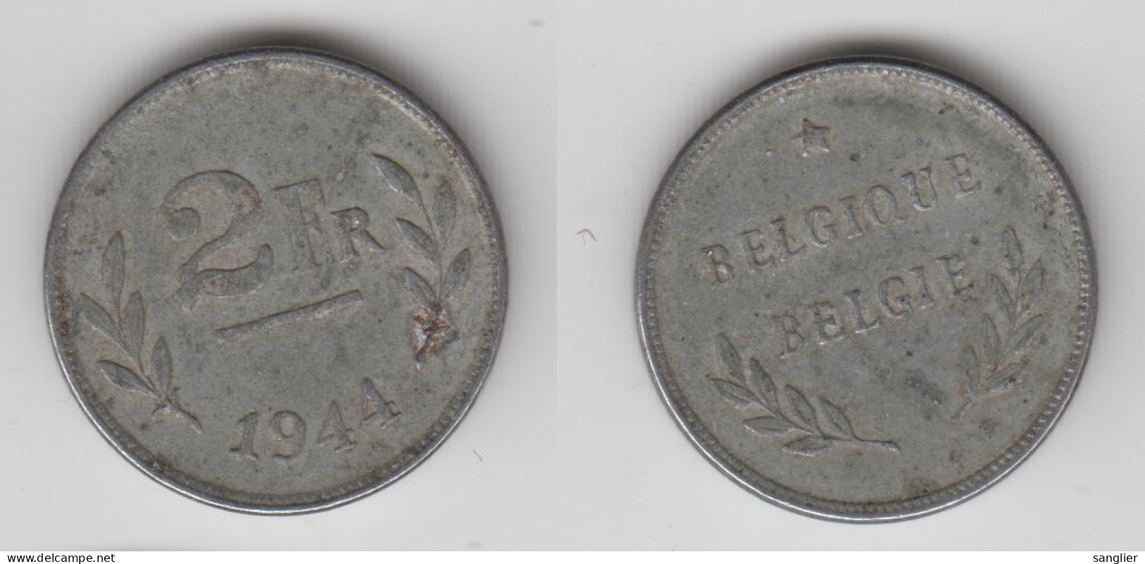 BELGIQUE - 2 FRANCS 1944 - 2 Frank (1944 Befreiung)