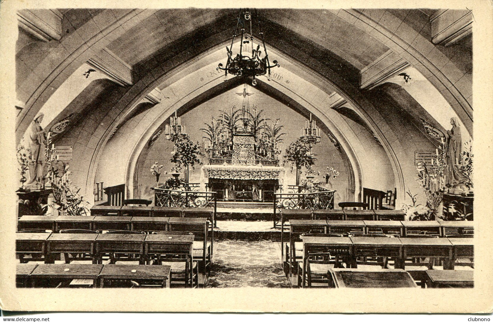 CPA - PARIS -  HOPITAL-ECOLE - STE DE SECOURS AUX BLESSES MILITAIRES - CHAPELLE - Santé, Hôpitaux