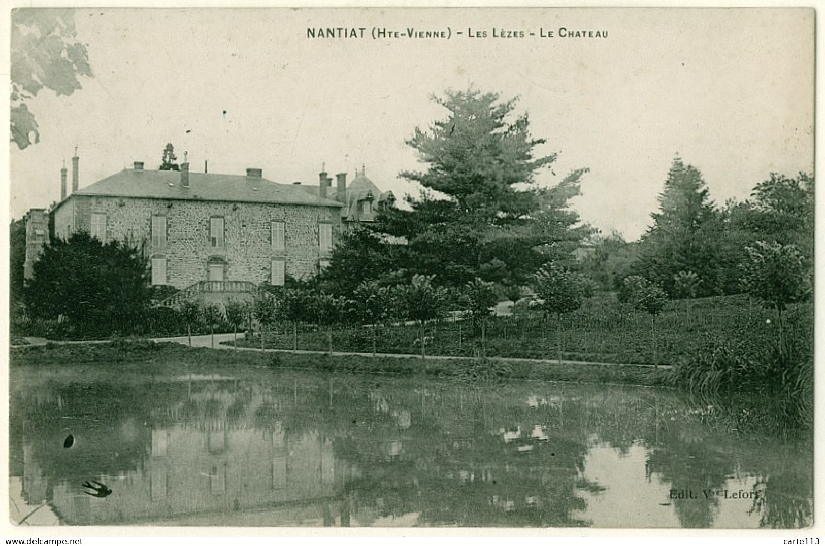 87 - B15308CPA - NANTIAT - Les LEZES, Le Chateau - Très Bon état - HAUTE-VIENNE - Nantiat