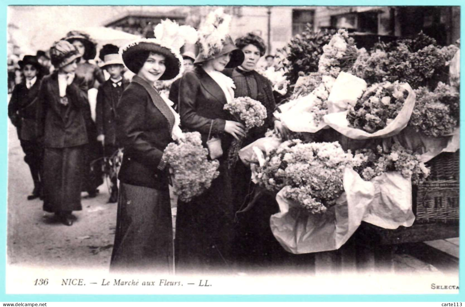 6 - B26931CPA - NICE - Le Marché Aux Fleurs - Très Bon état - ALPES-MARITIMES - Marchés, Fêtes