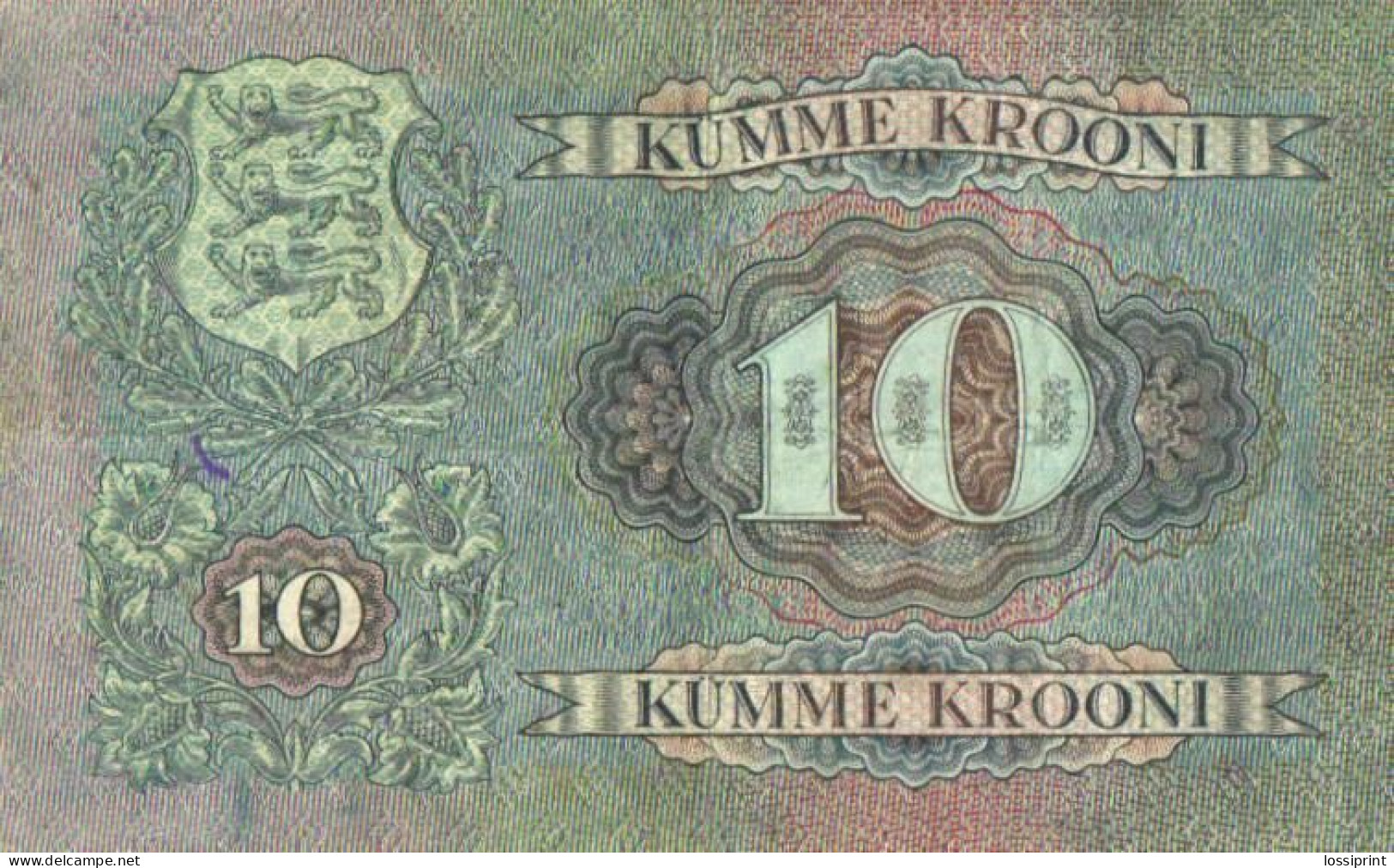 Estonia:10 Krooni 1937 - Estonie