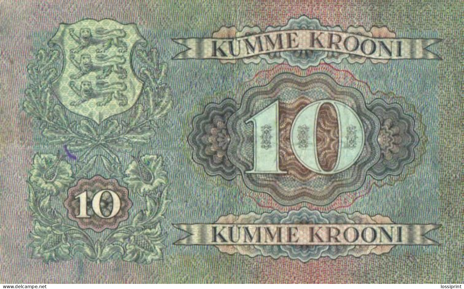 Estonia:10 Krooni 1937 - Estland