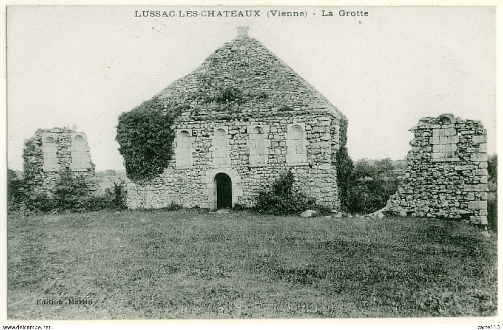 86 - B15334CPA - LUSSAC LES CHATEAUX - La Grotte - Très Bon état - VIENNE - Lussac Les Chateaux