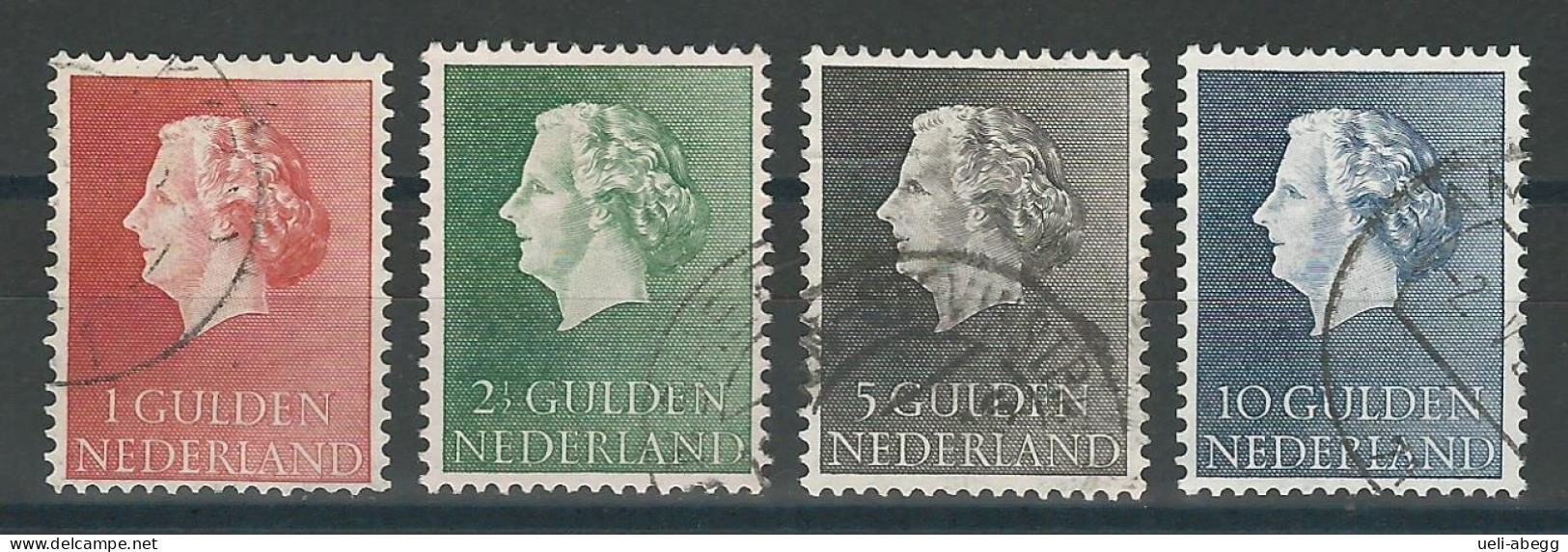 Niederlande NVPH 637-40 , Mi 647-48, 661, 706 O - Usados