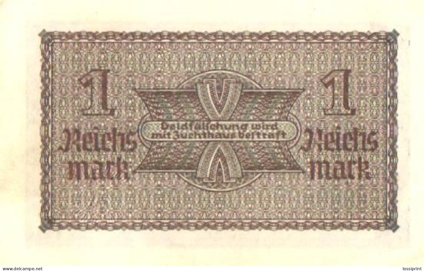 Germany:1 Reichmark, Pre 1944, UNC - Other & Unclassified