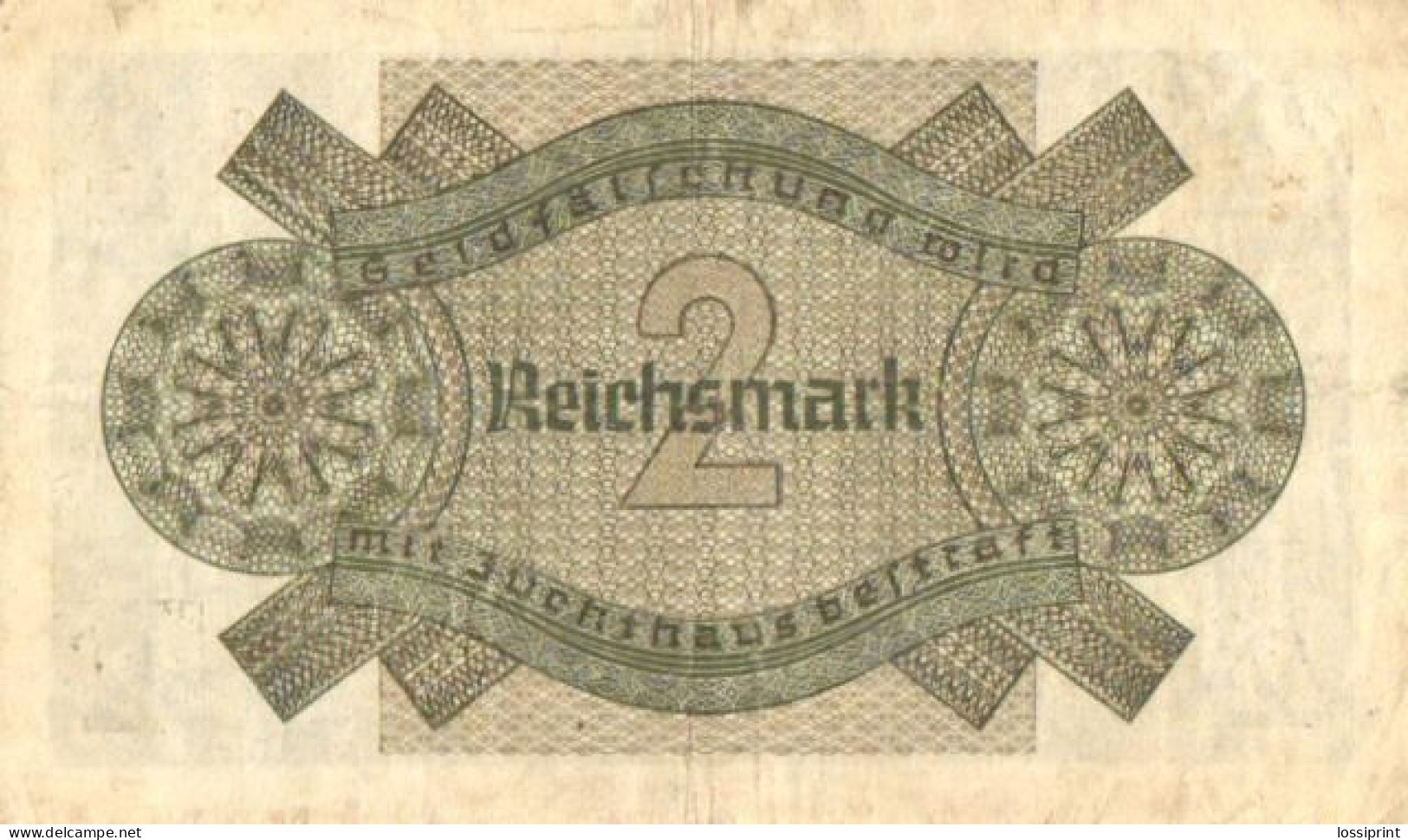 Germany:2 Reichmark, Pre 1944 - Autres & Non Classés