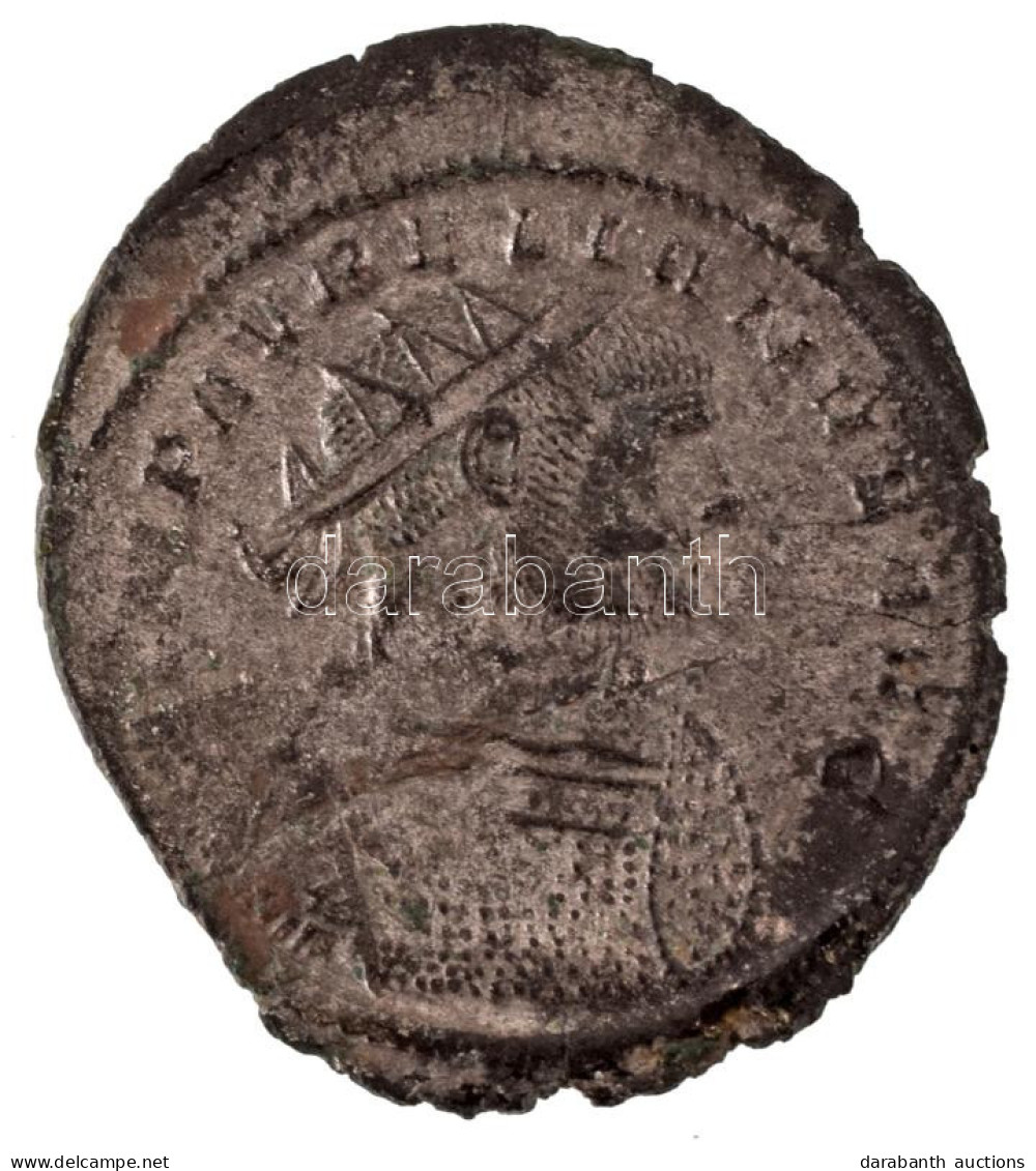 Római Birodalom / Siscia / Aurelianus 272-274. AE Antoninianus Ezüstözött Bronz (2,79g) T:XF,VF Patina Roman Empire / Si - Ohne Zuordnung