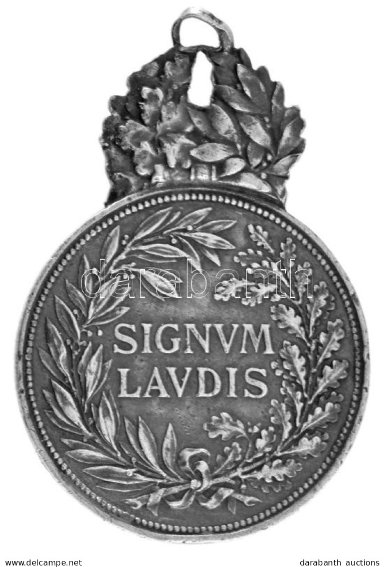 1917. "Károly Ezüst Katonai Érdemérem" Peremen Jelzett Ag Kitüntetés Mellszalag Nélkül T:VF Ph. Hungary 1917. "Silver Mi - Unclassified