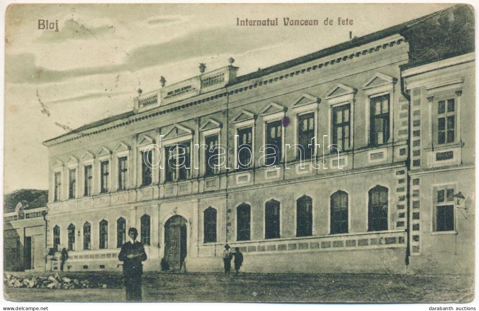 * T3 1928 Balázsfalva, Blasendorf, Blaj; Internatul Vancean De Fete / Leányiskola / Girls' Boarding School (EB) - Unclassified