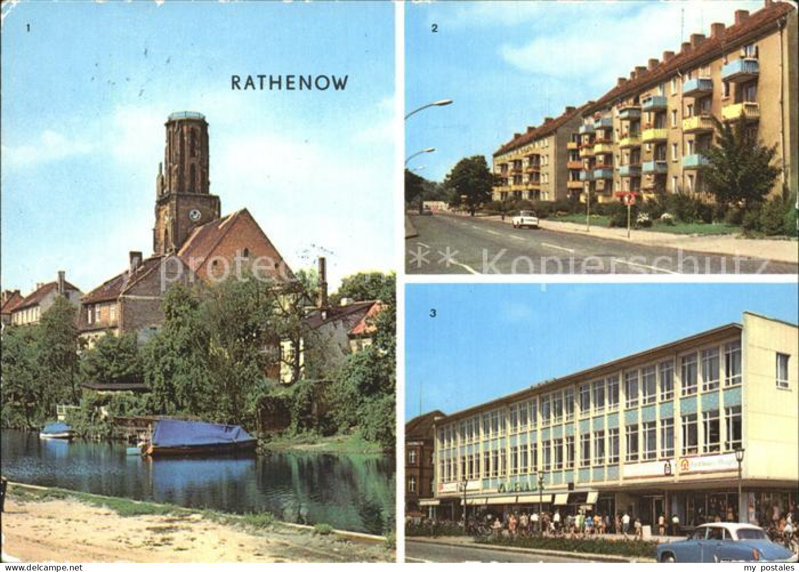 72324158 Rathenow Havel Schleusenweg Leninallee Kaufhaus Magnet Rathenow - Rathenow