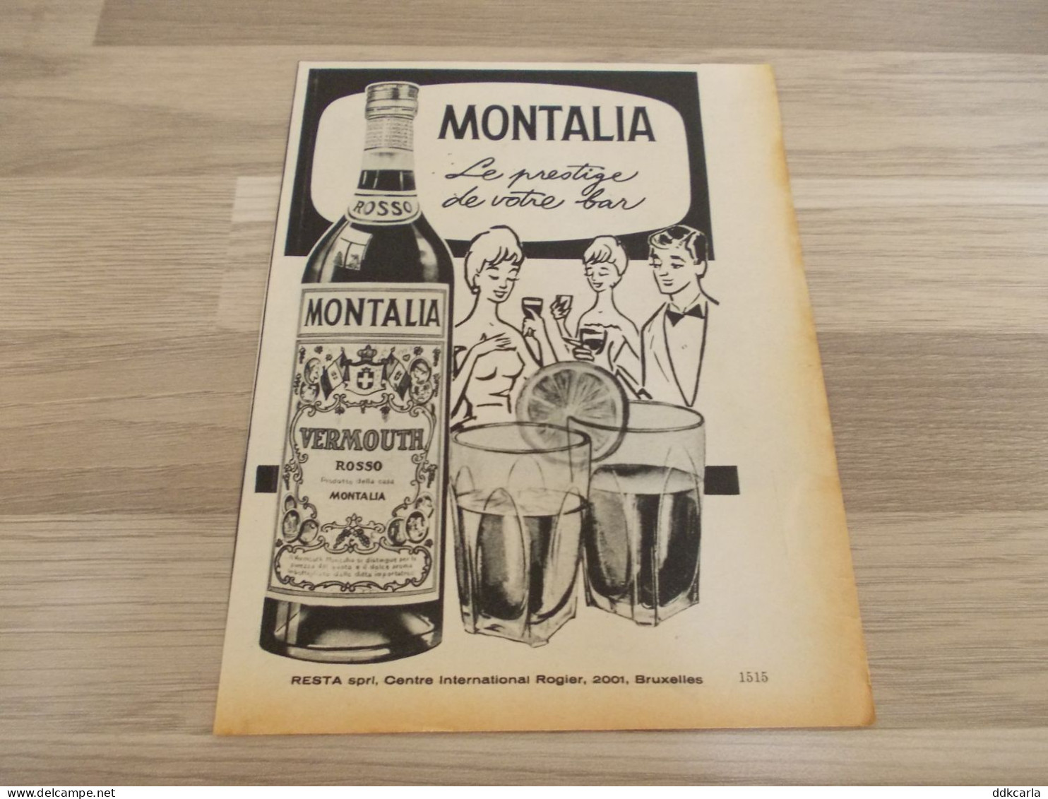 Reclame Advertentie Uit Oud Tijdschrift 1963- Montalia Vermouth Rosso - Publicités