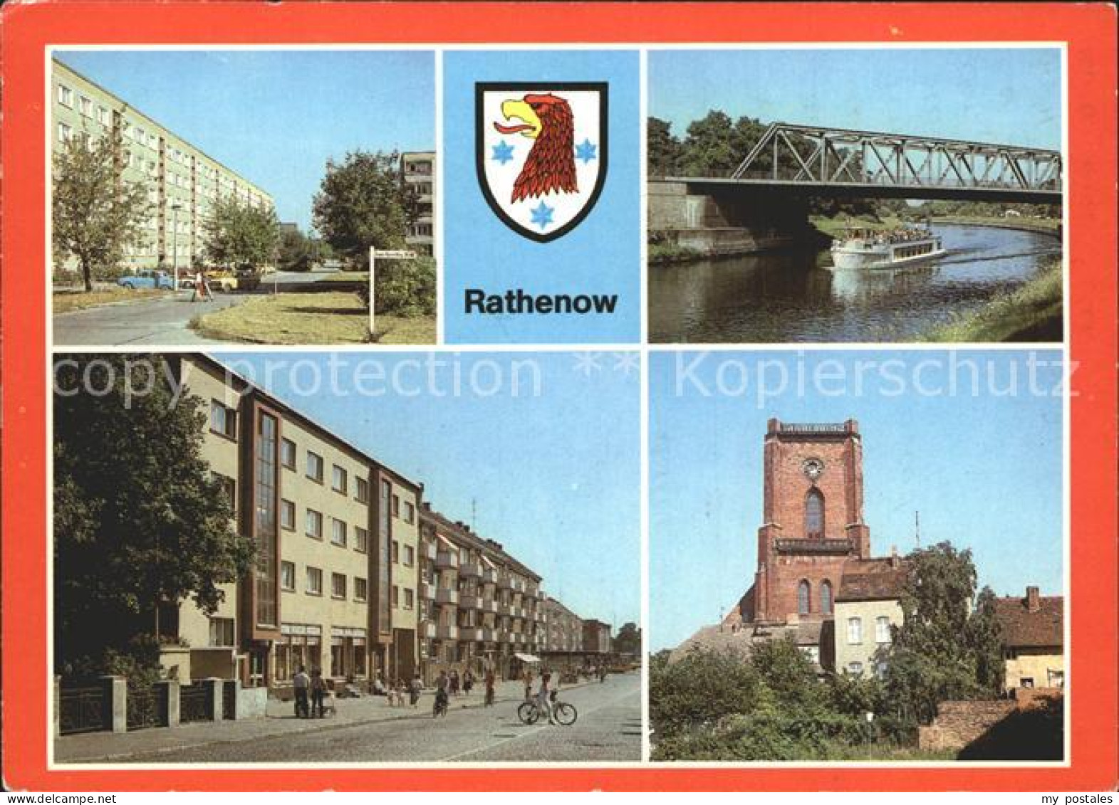 72324149 Rathenow Bruno Baum Ring Hauptschleuse Mit Bruecke Des Friedens Wilh Pi - Rathenow