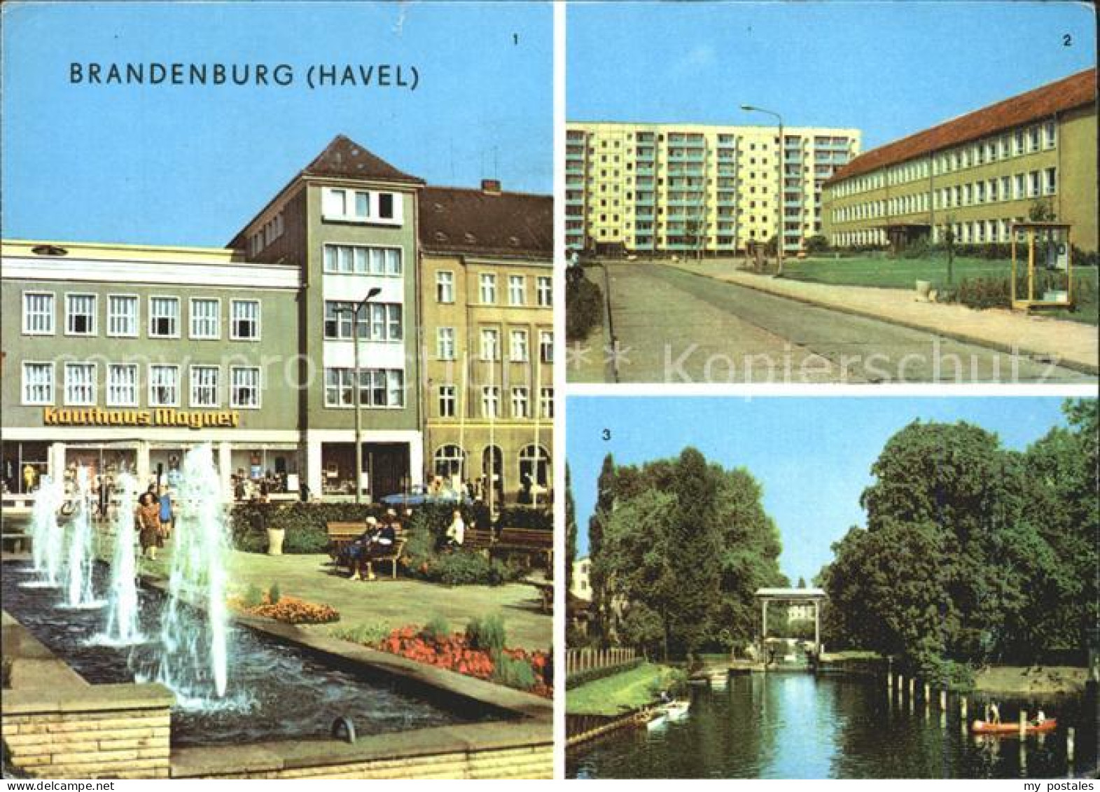 72324144 Brandenburg Havel Kaufhaus Magnet Bertolt Brecht Oberschule Stadtschleu - Brandenburg