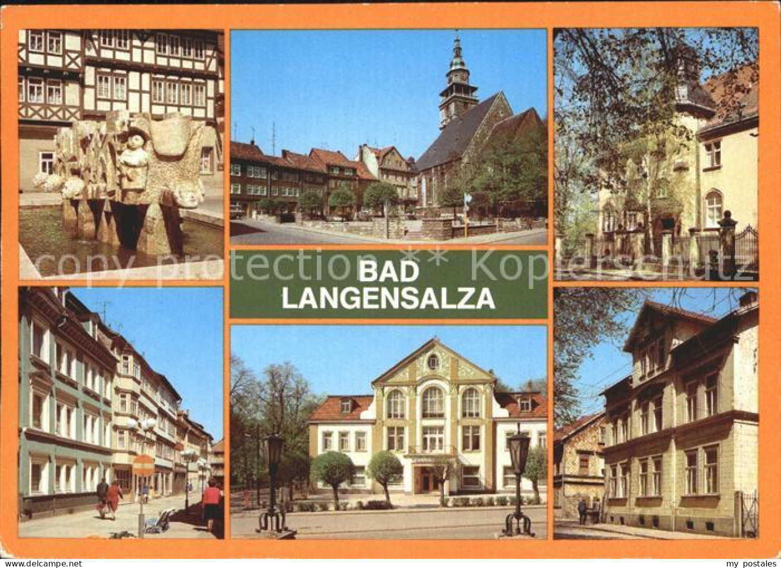 72324065 Bad Langensalza Platz Der DSF Wilh Pieck Heim Bonifaciusgasse Kulturhau - Bad Langensalza