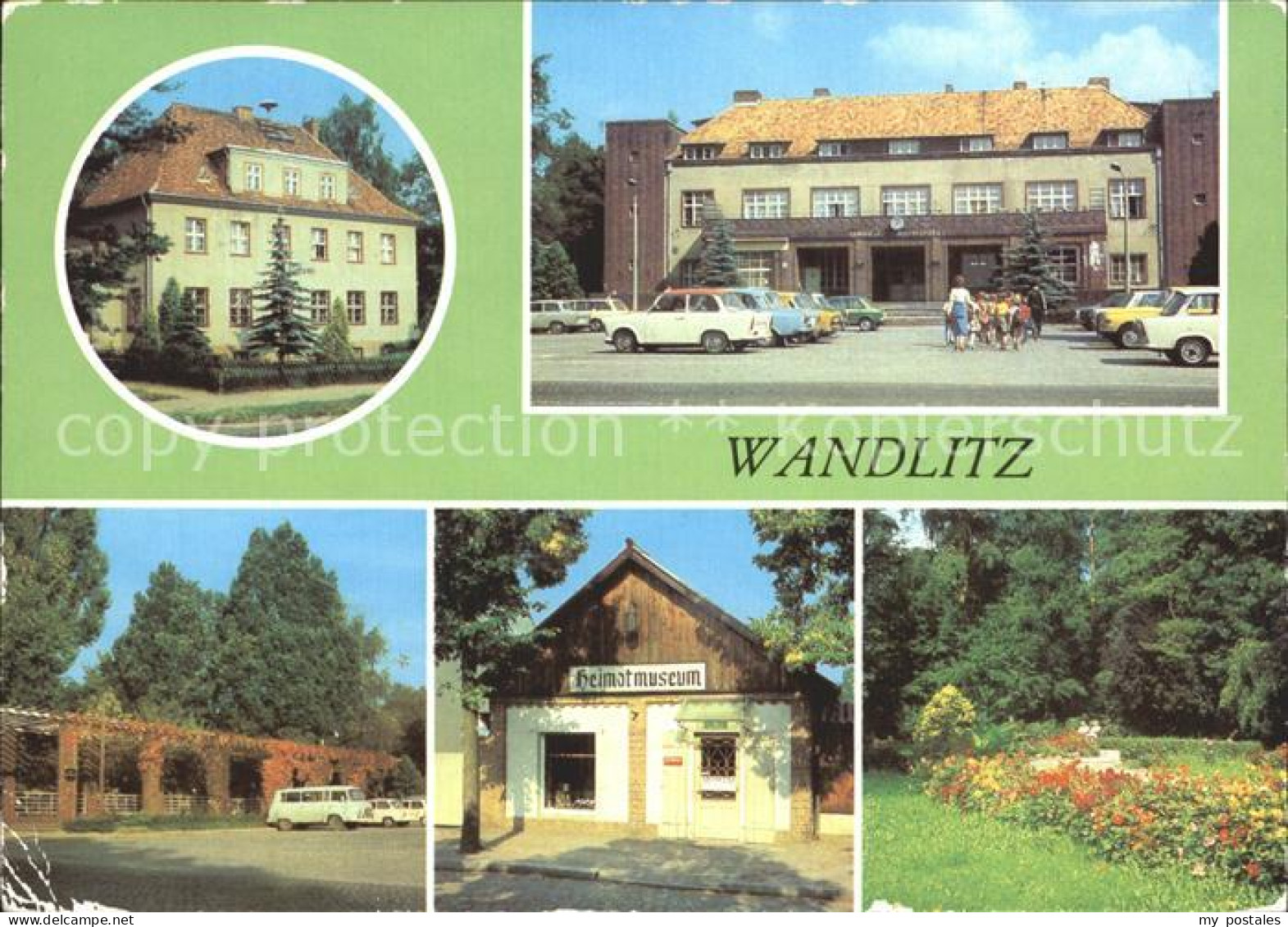 72324042 Wandlitz Postamt Bahnhof Platz Der Befreiung Heimatmuseum Parkanlage Wa - Wandlitz