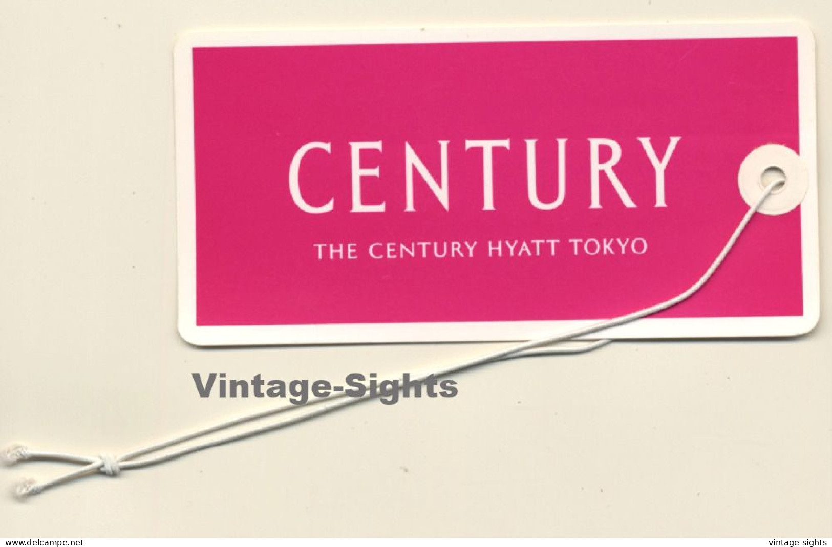 Tokyo / Japan: The Century Hyatt (Vintage Hotel Luggage Tag) - Etiquettes D'hotels