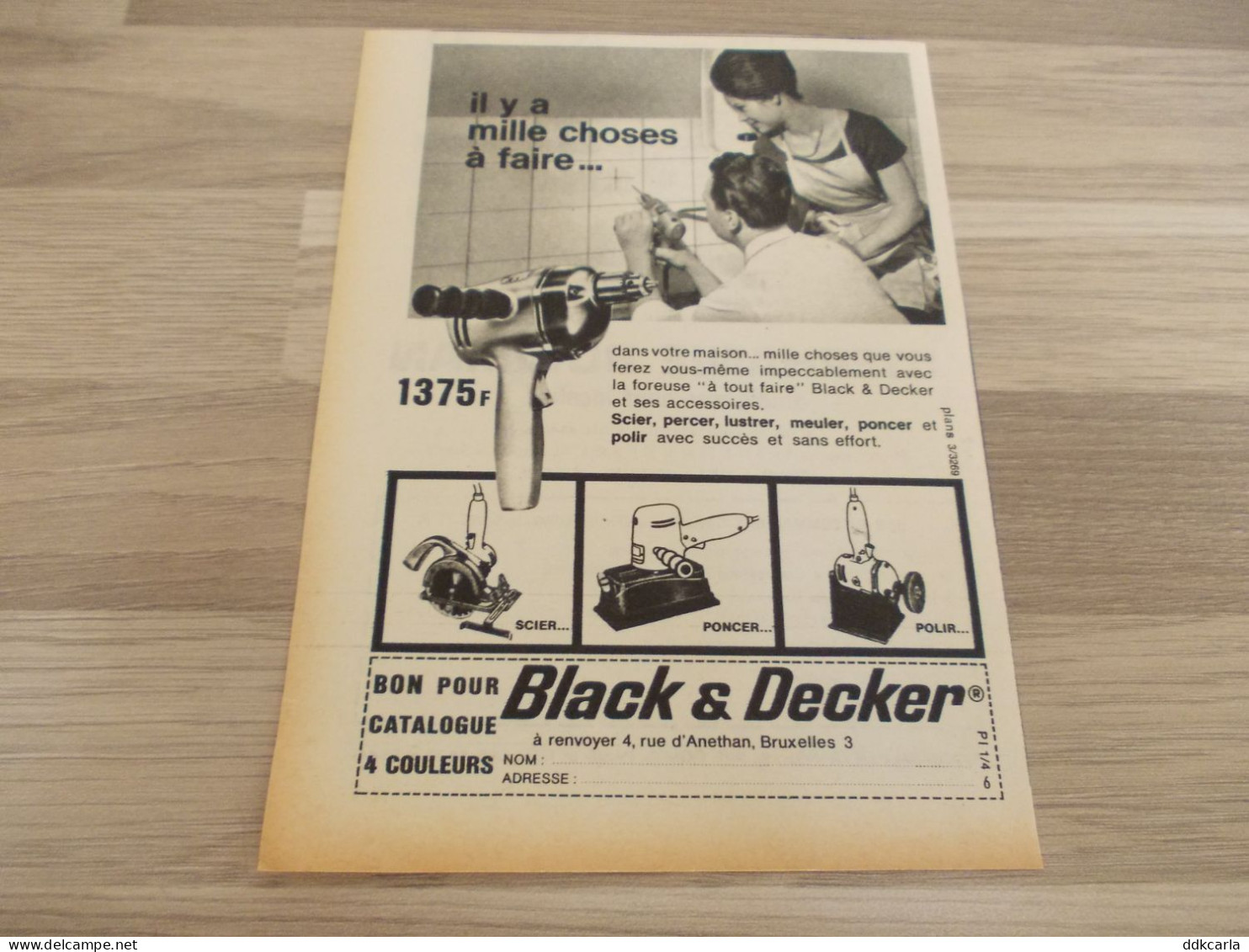 Reclame Advertentie Uit Oud Tijdschrift 1963 - Black & Decker - Publicités