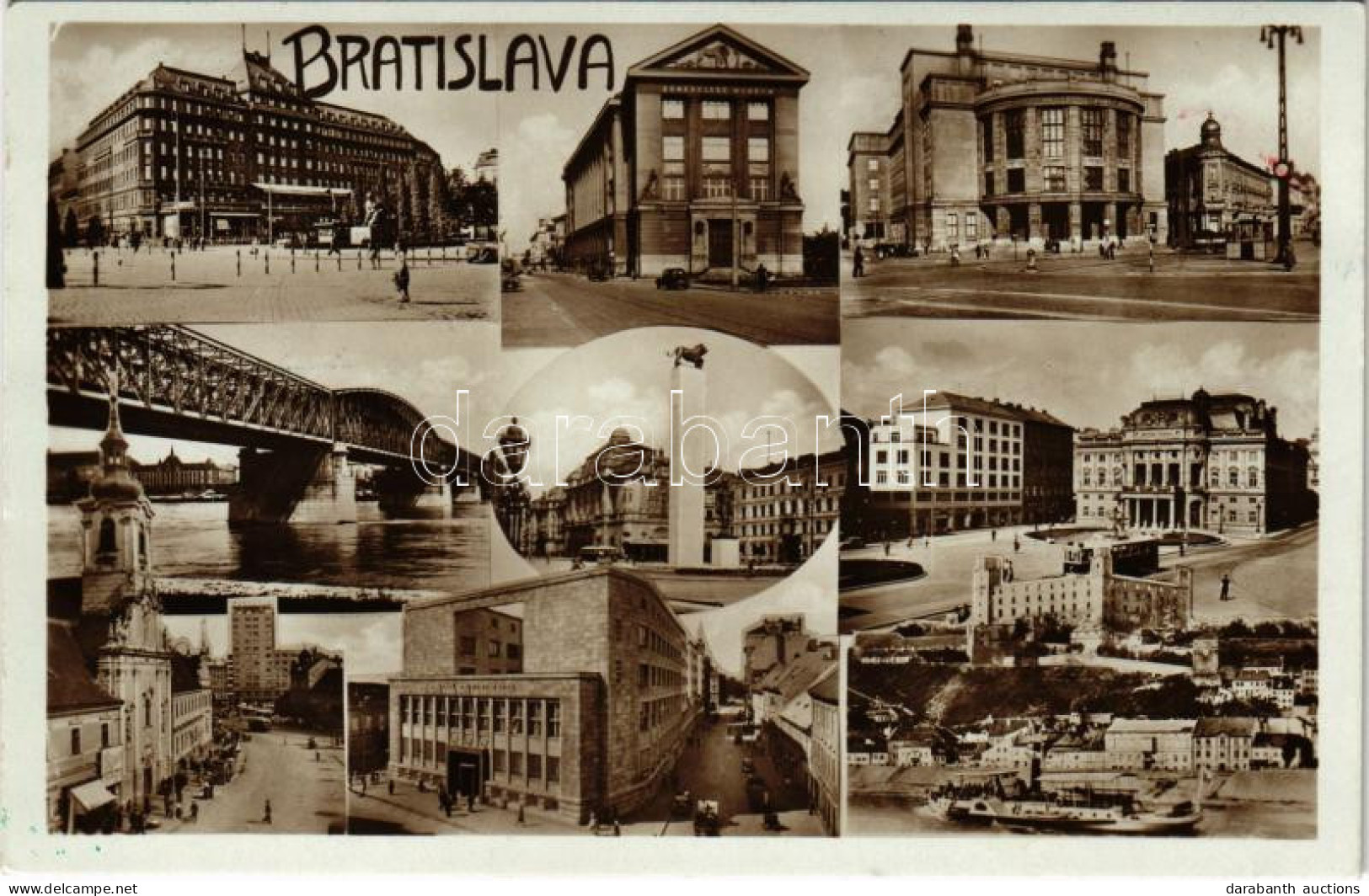 T2 1940 Pozsony, Pressburg, Bratislava; Mozaiklap / Multi-view Postcard - Ohne Zuordnung