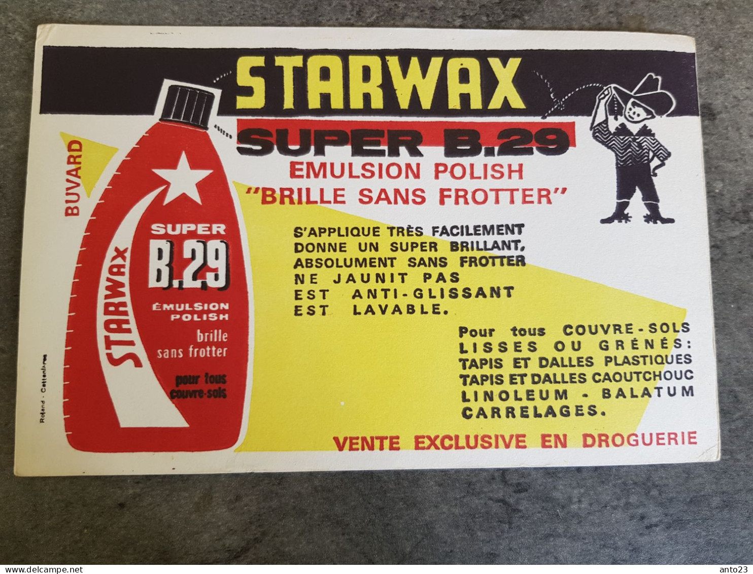 BUVARD COLLECTION Starwax Cow Boys Super - Wash & Clean