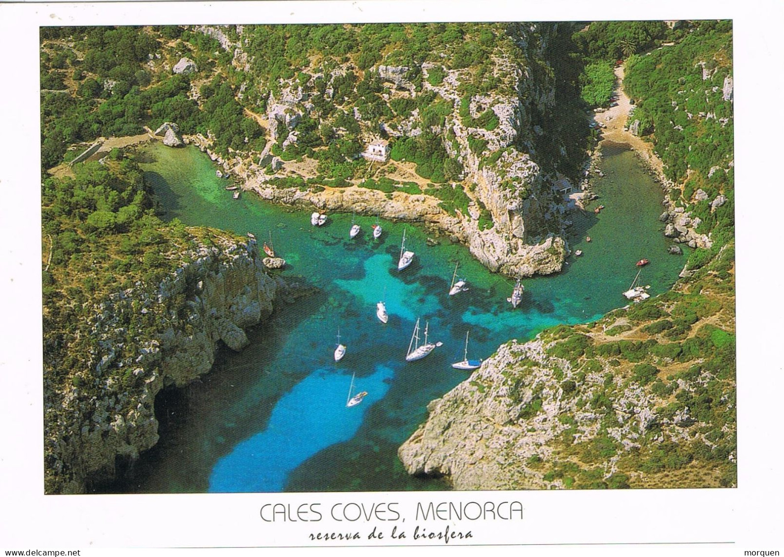 54358. Postal CIUDADELA (Menorca) Baleares 2000.  Vista De CALES COVES - Storia Postale