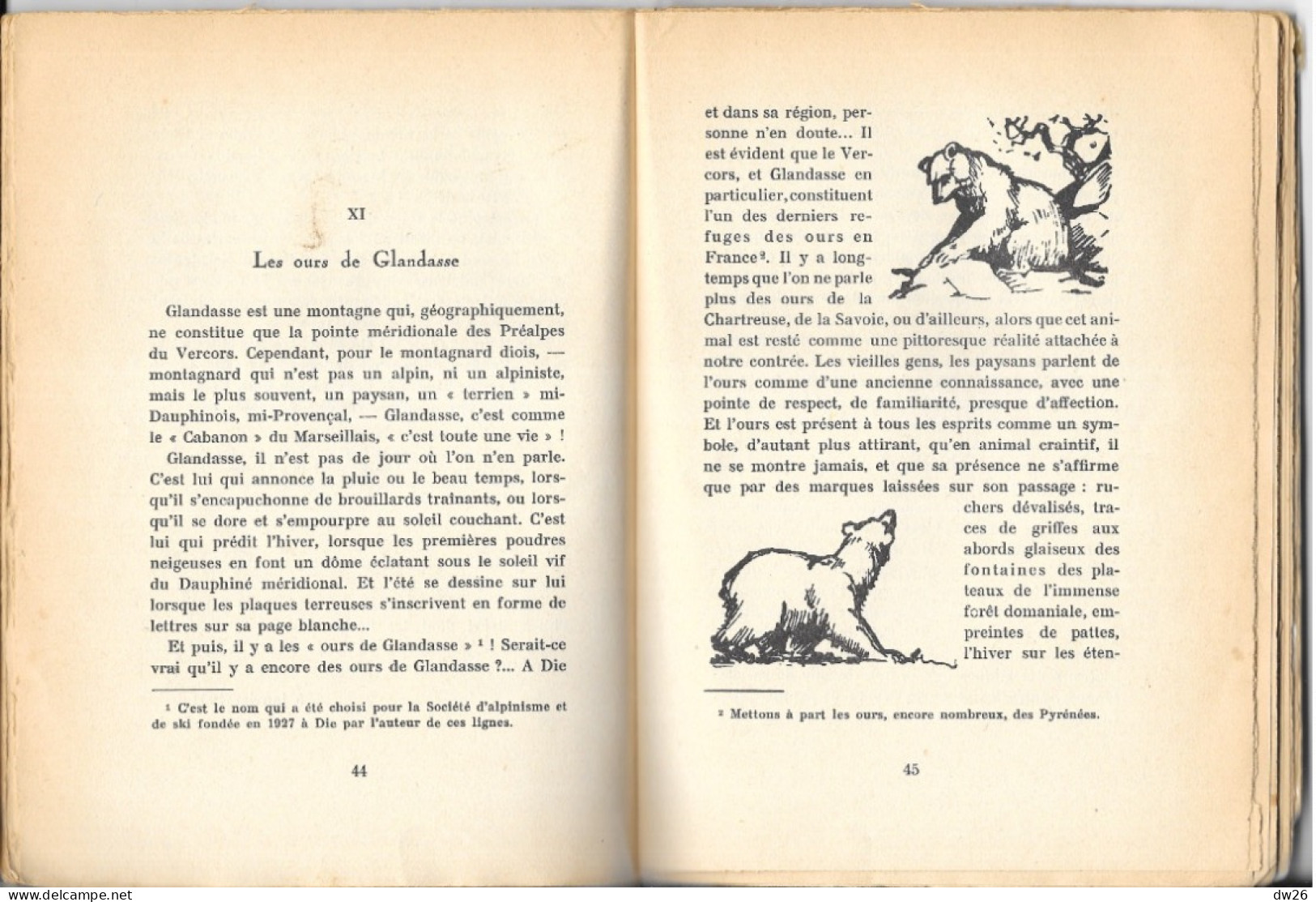 Collection Variétés - La Montagne Aux Ours Par Henri Audra 1928 - Editions Delphina (des Ecrivains Dauphinois) - Other & Unclassified