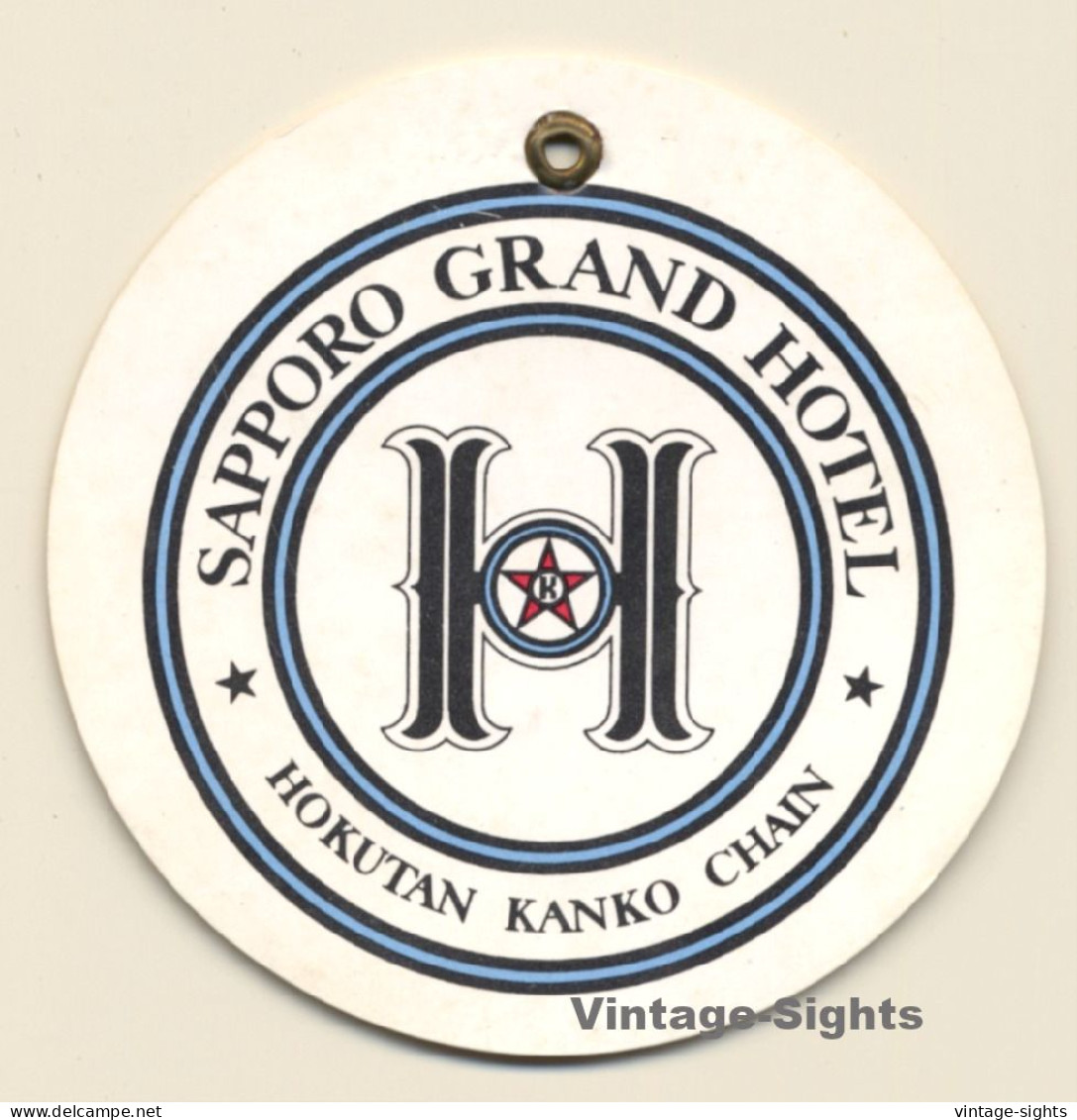 Japan: Sapporo Grand Hotel (Vintage Hotel Luggage Tag) - Adesivi Di Alberghi